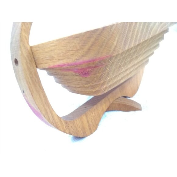 VTG PEAR TREE Fruit basket Wood Collapsible table decor READ ASIS - Picture 12 of 12